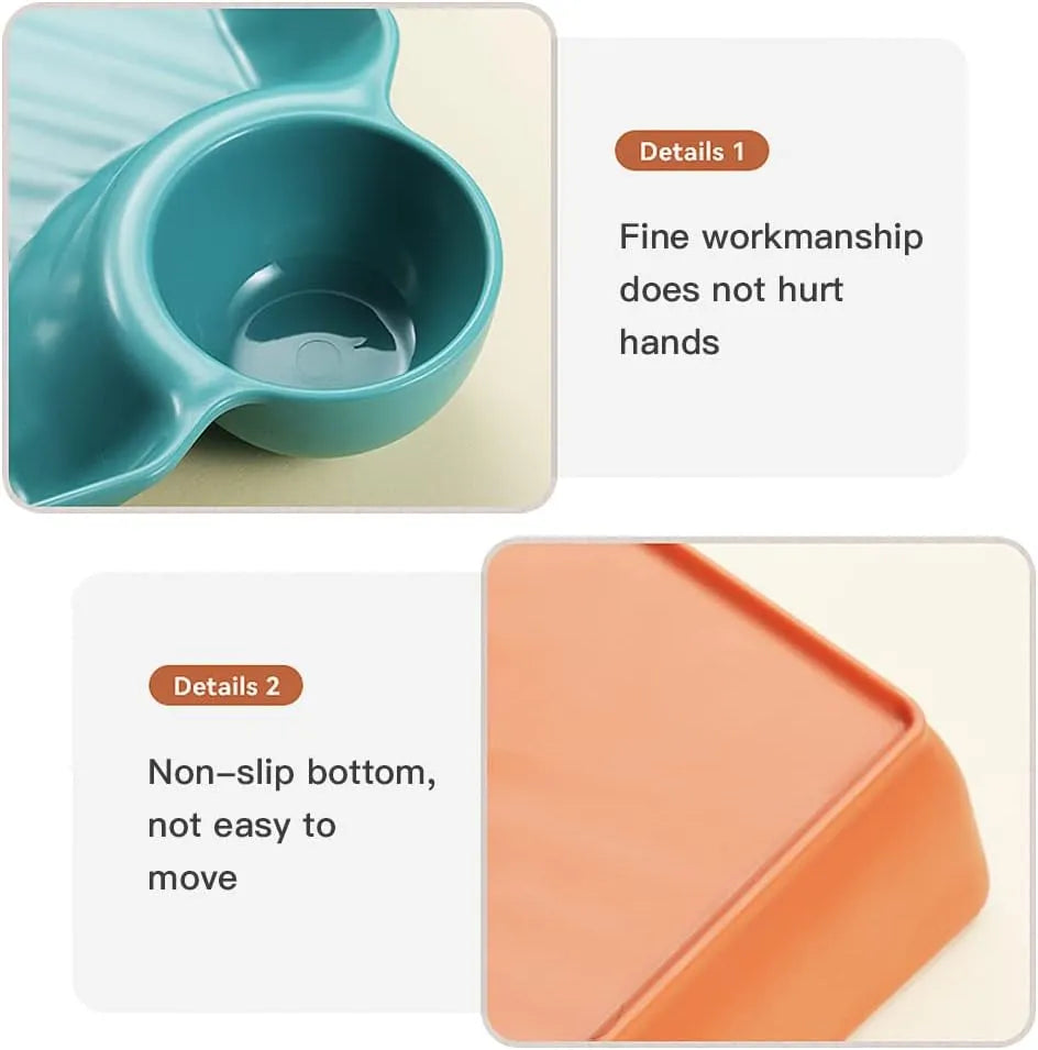 Dumpling & Snack - 4 Piece Plate Set Cosmia.pk