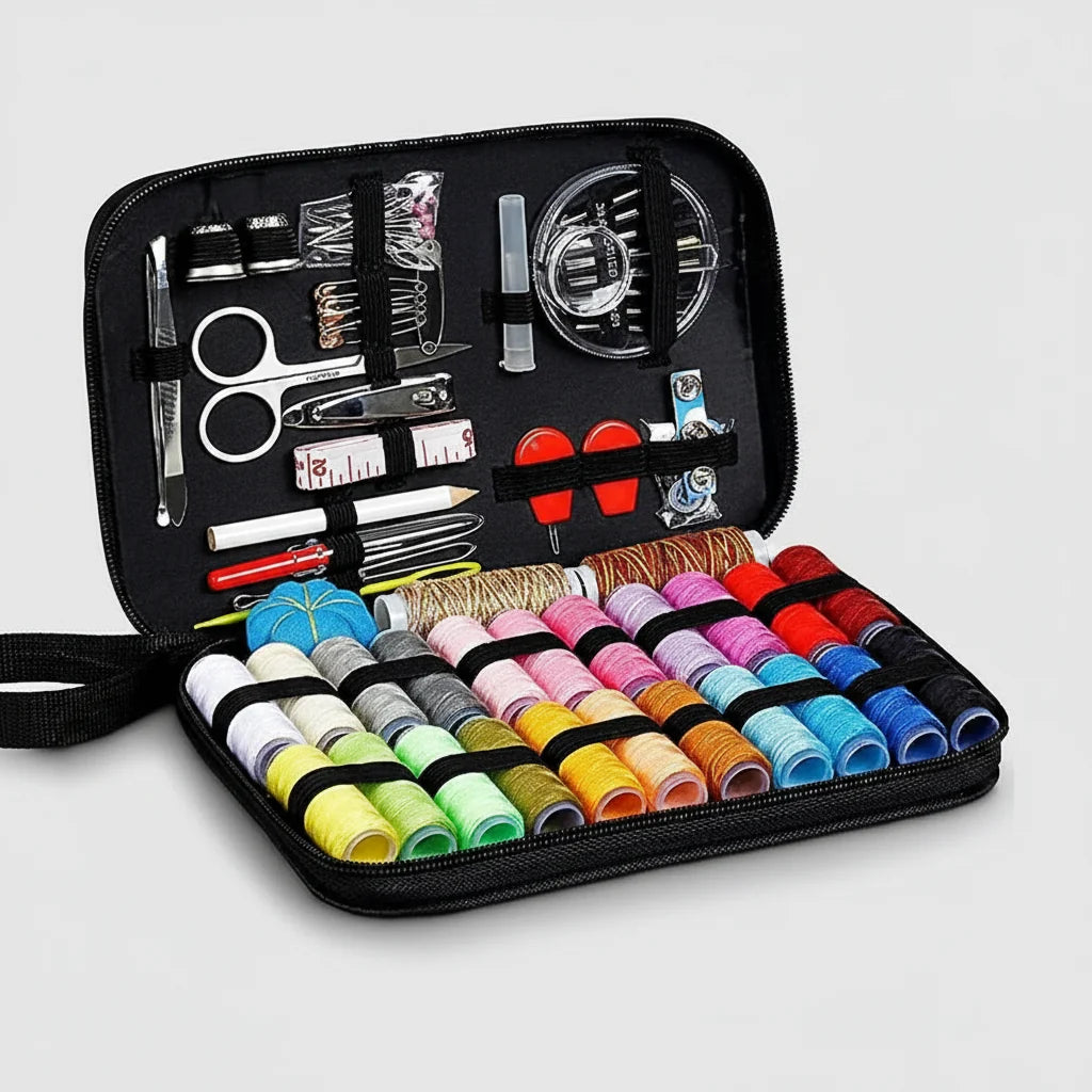 Hand Sewing Set with Colorful Threads & Accessories - Each Cosmia.pk