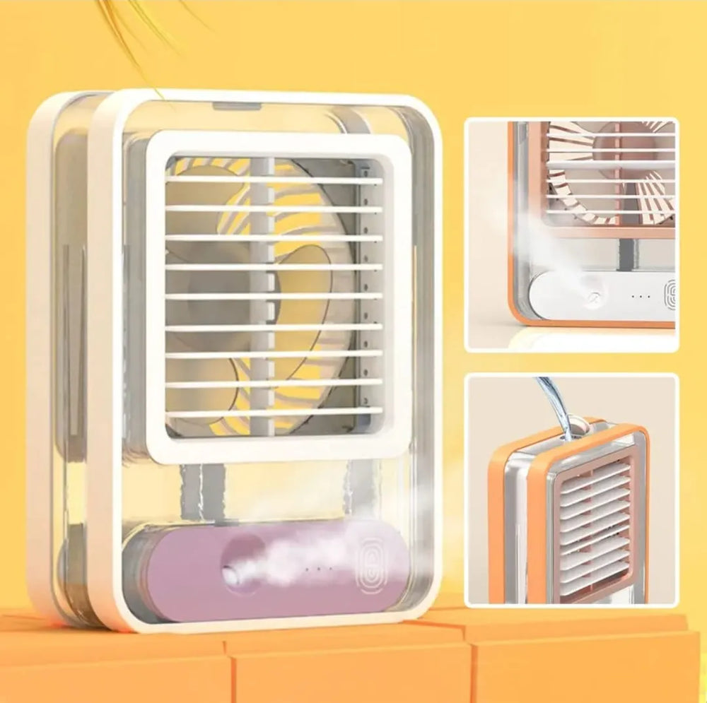 Portable Mini Air Conditioner Fan with Cool Mist Humidifier Cosmia.pk