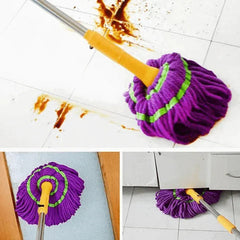 Self-Wringing Twist Mop with Extendable Stainless Steel Handle Cosmia.pk