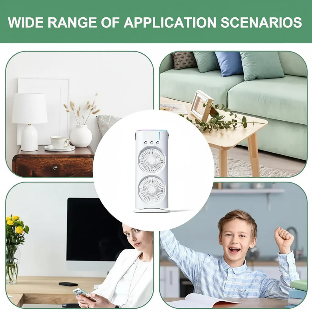 Double-Ended Misting Spray Fan Cosmia.pk