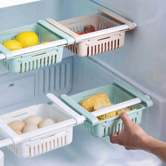 Adjustable Stretchable Refrigerator Organizer Drawer -Each Cosmia.pk
