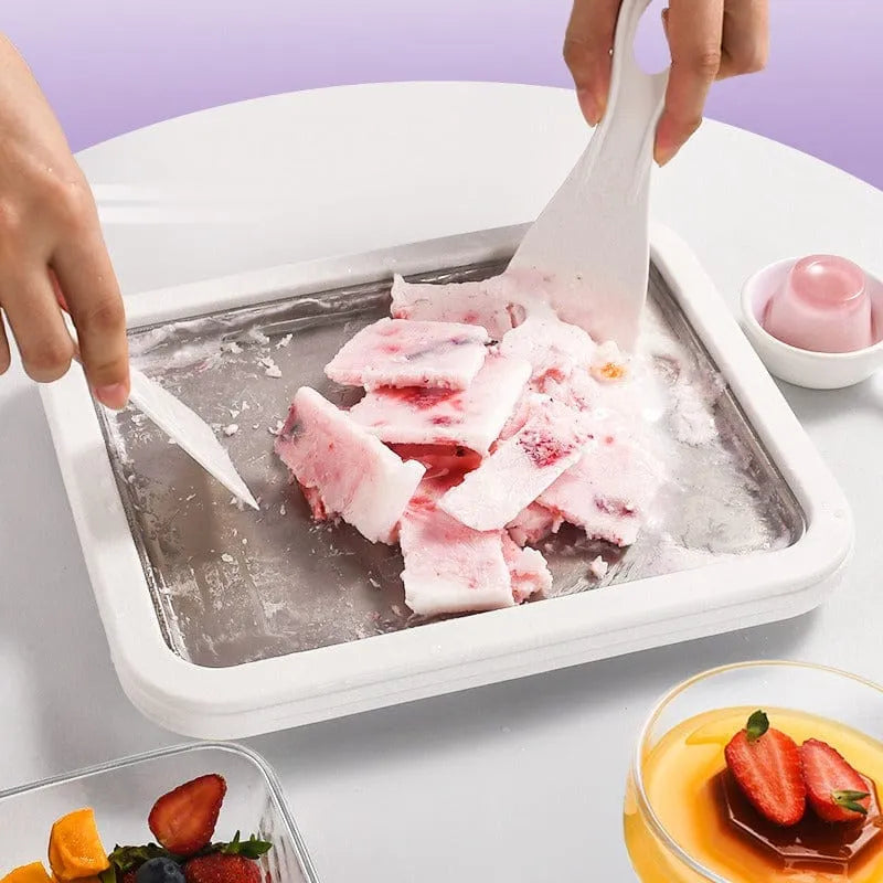 Homemade Rolled Ice Cream Maker Plate - Each Cosmia.pk