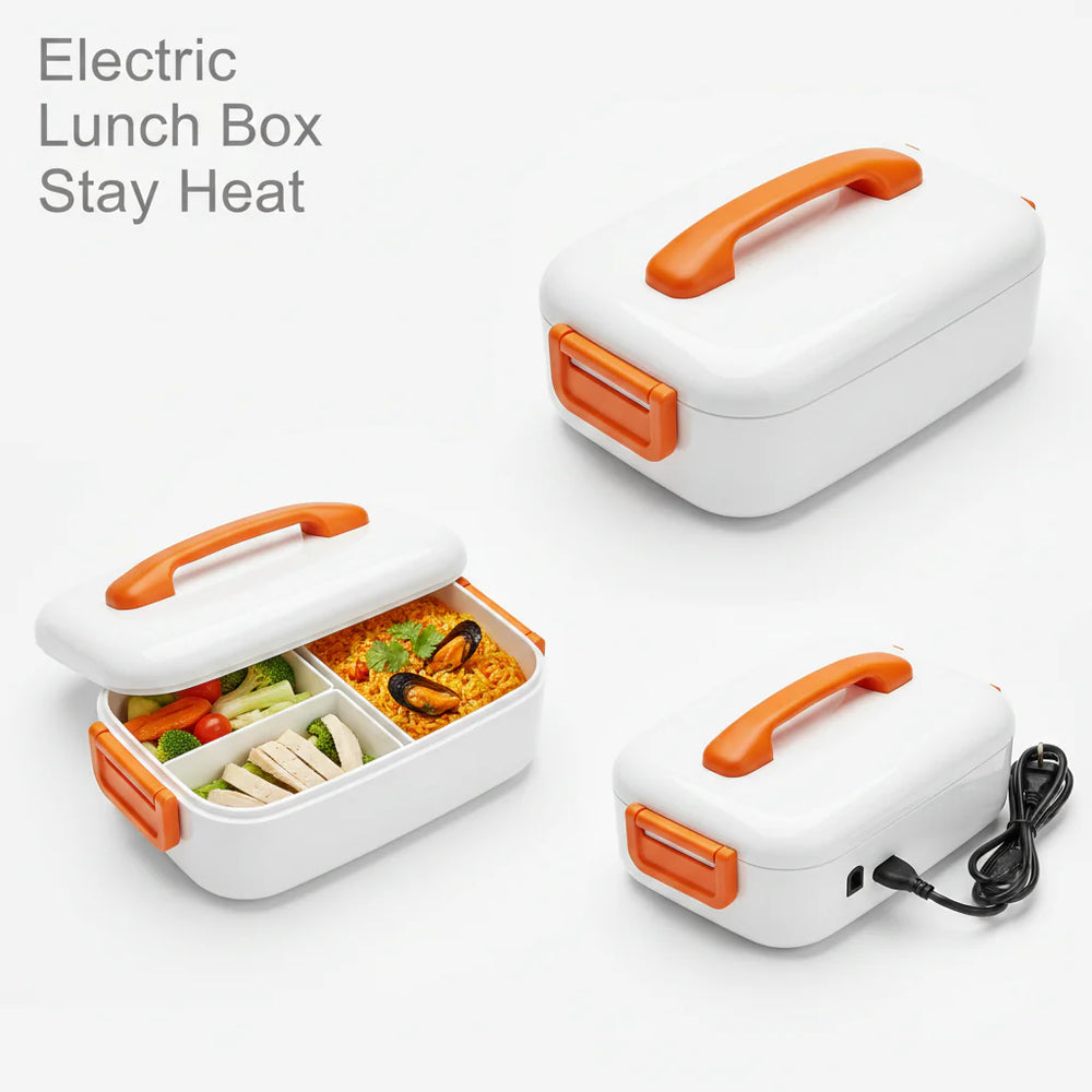 Multifunction Electric Lunch Box with Stainless Steel Container Cosmia.pk
