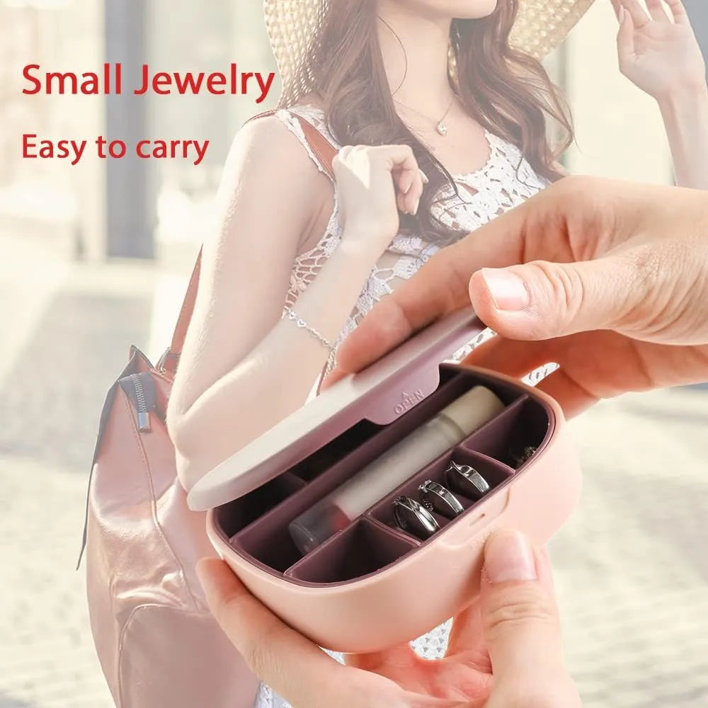 Portable Jewellery Box with Mirror Cosmia.pk