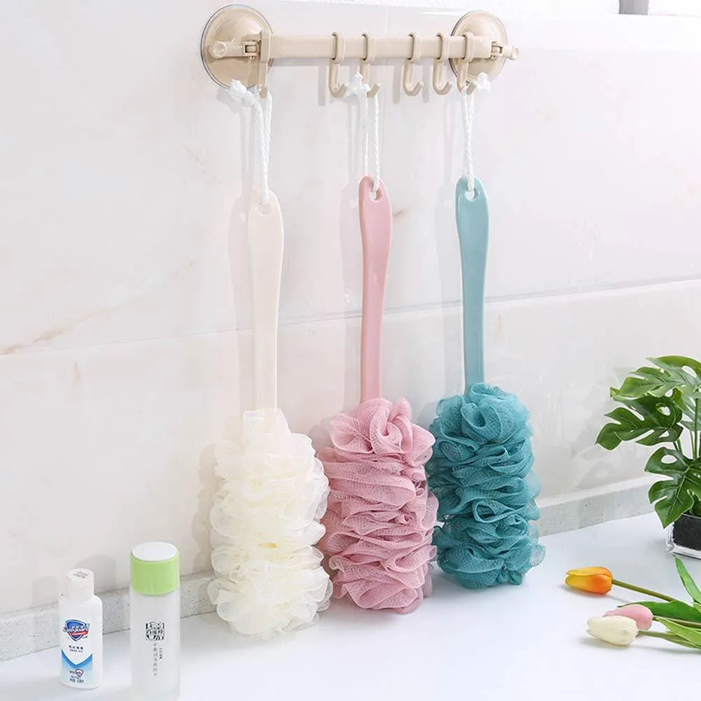 Gentle Back Scrubber Shower Pouf with Soft Mesh for Effective Cosmia.pk