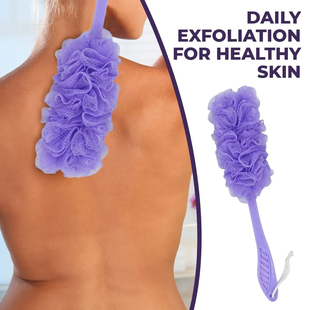 Gentle Back Scrubber Shower Pouf with Soft Mesh for Effective Cosmia.pk