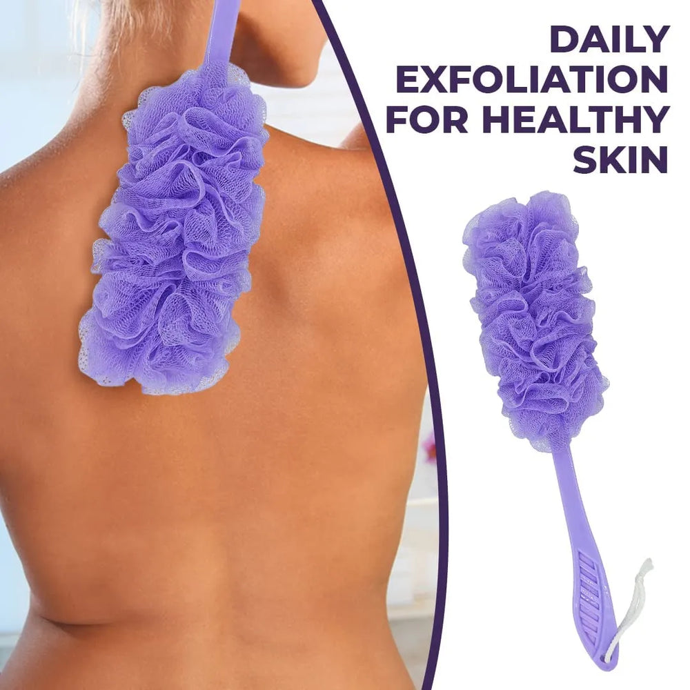 Gentle Back Scrubber Shower Pouf with Soft Mesh for Effective Cosmia.pk