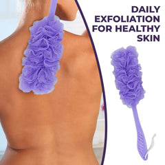 Gentle Back Scrubber Shower Pouf with Soft Mesh for Effective Cosmia.pk