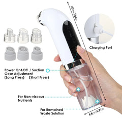 Hydra Facial Black Head Remover Pore Vacuum Micro Bubble Pore Cosmia.pk