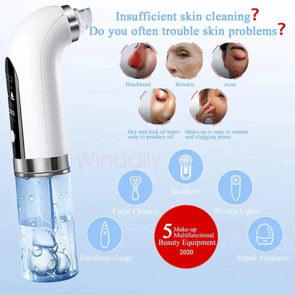 Hydra Facial Black Head Remover Pore Vacuum Micro Bubble Pore Cosmia.pk