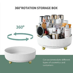 360-Rotating Makeup Organizer Tray Cosmia.pk