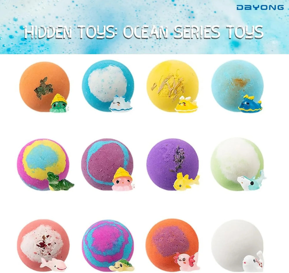 Under the Sea Adventure Bath Bomb Gift Set Of 12-Piece Bath Bomb Gift