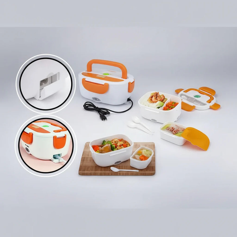 Multifunction Electric Lunch Box with Stainless Steel Container Cosmia.pk