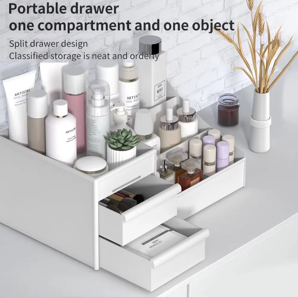 Multi-Functional Makeup Organizer with Storage Drawers Cosmia.pk