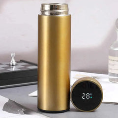 Smart LED Temperature Display Vacuum Insulated Water Bottle-Each Cosmia.pk