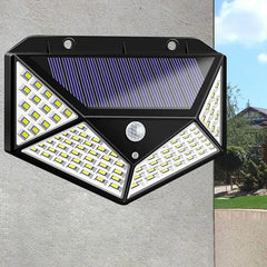 100 LED Solar Light Motion Sensor Outdoor Solar Lamp Cosmia.pk