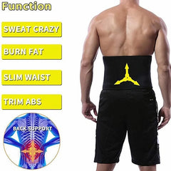 Slimming Sweet Sweat Belt Hot shaper waist trimmer Belt For Men & Cosmia.pk