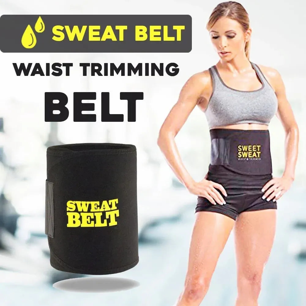 Slimming Sweet Sweat Belt Hot shaper waist trimmer Belt For Men & Cosmia.pk