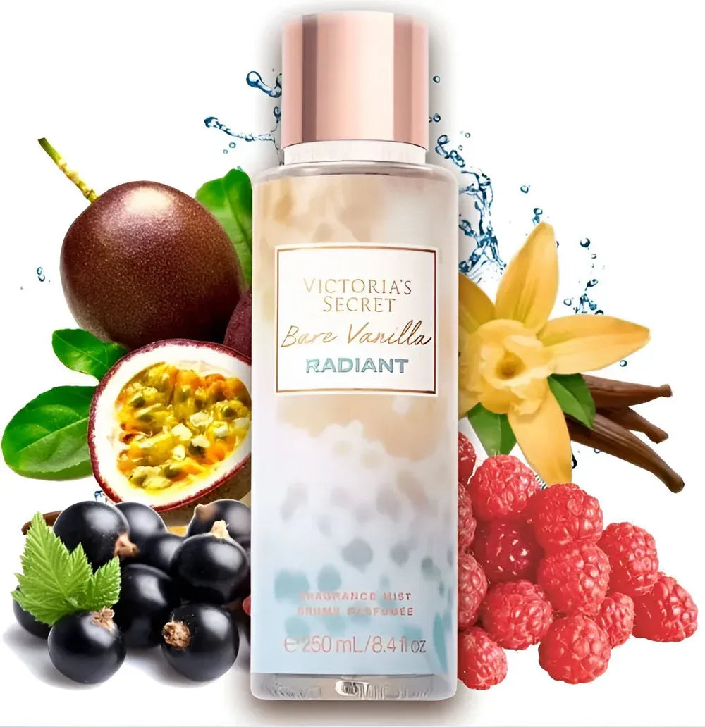 Victoria's Secret Bare Vanilla Radiant Fragrance Mist -250 mL Victoria’s Secret