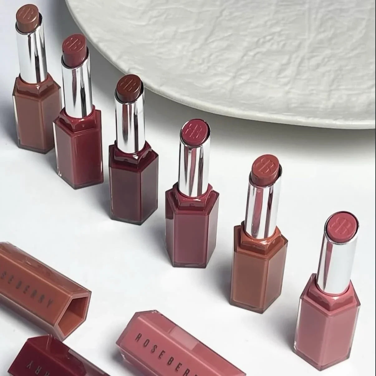 Rose Berry Glossy Bomb Lipsticks Rose berry
