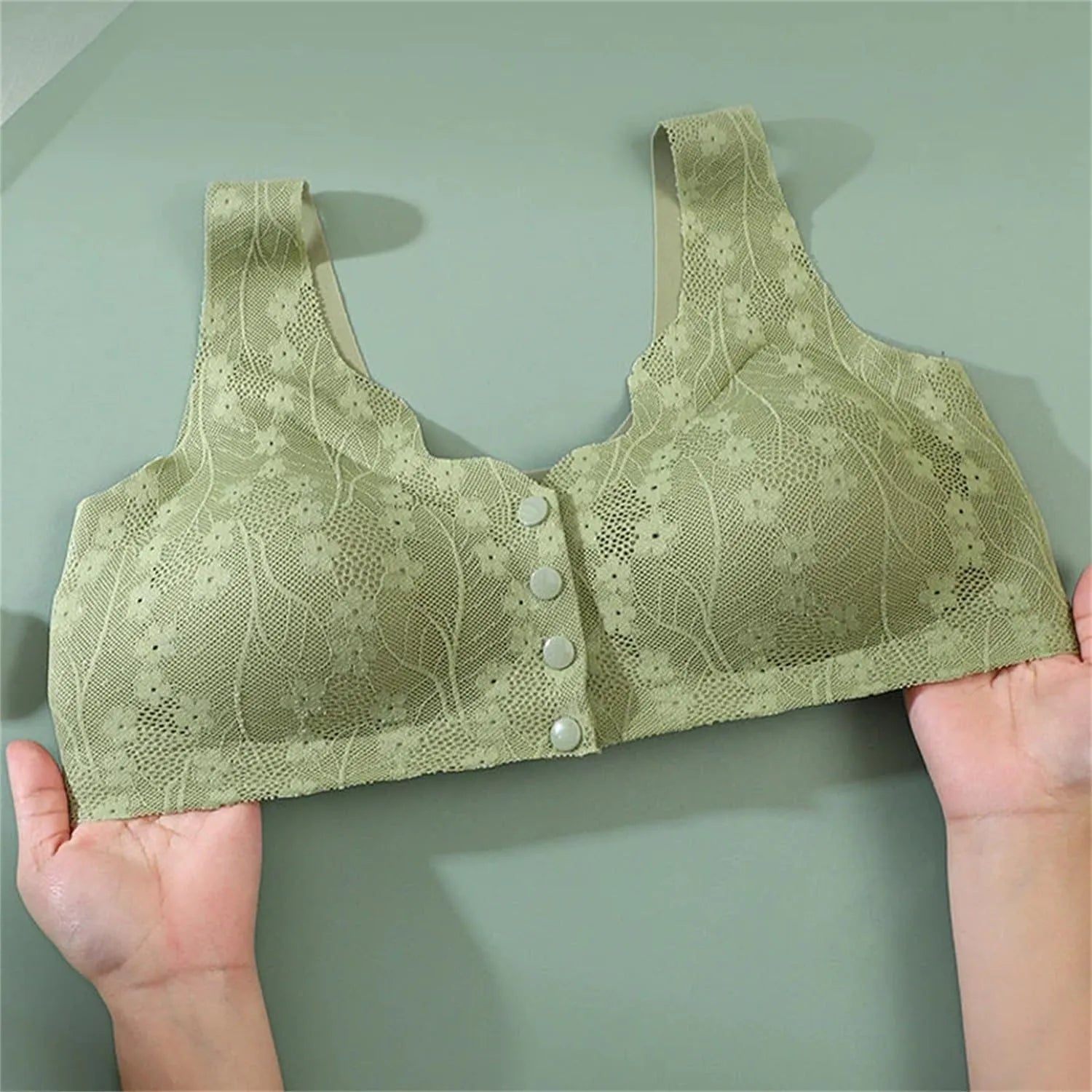Full Coverage Front Button Bra Cosmia.pk