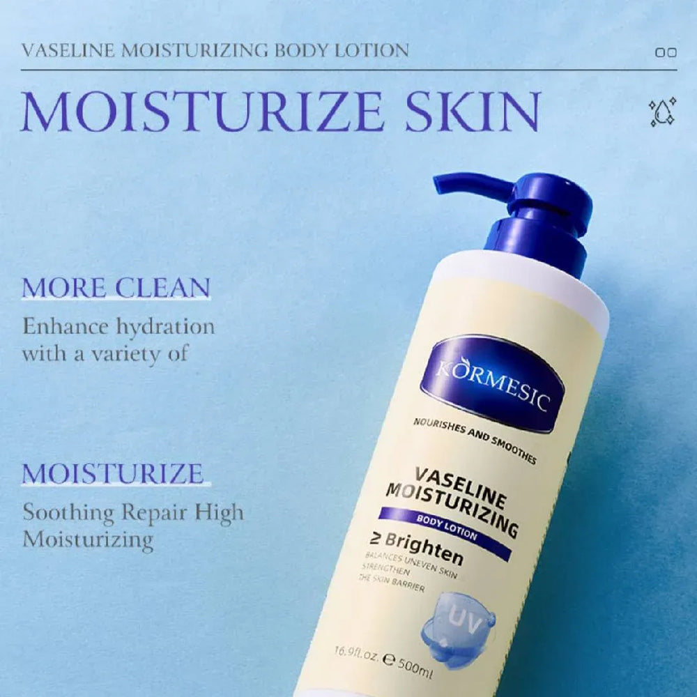 Kormesic Vaseline Brighten Moisturising UV Protected Boby Lotion - 500ml KORMESIC