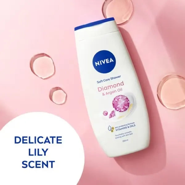 NIVEA Shower Diamond & Argan Oil Shower Cream – 250ml Nivea