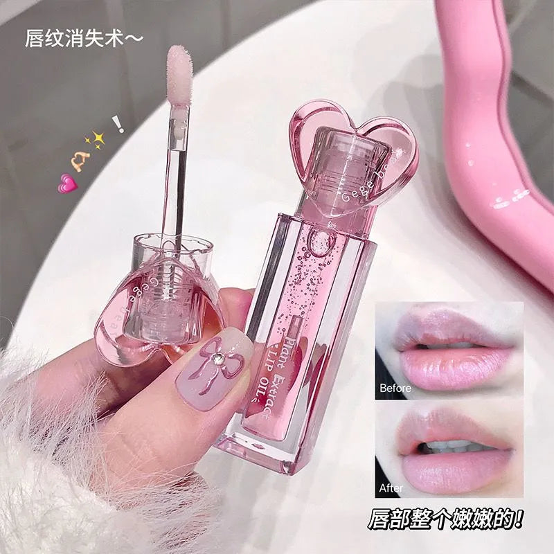 Gege Bear Plant Extract Lip Mask Lip Oil  - 2Pcs Set Gege Bear
