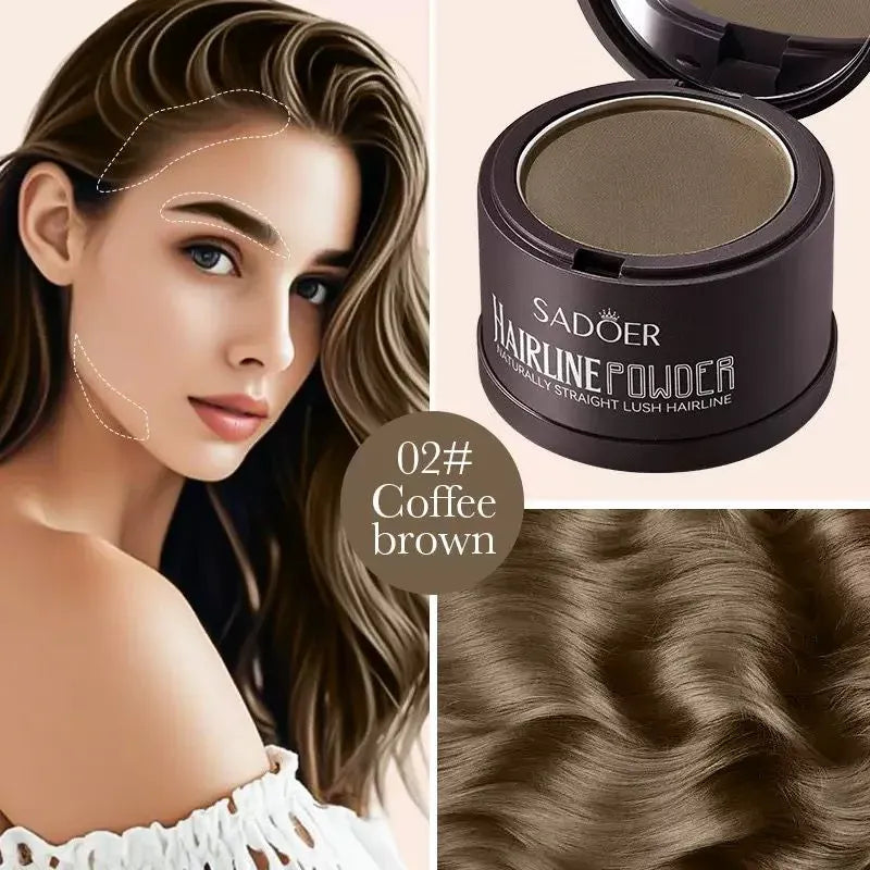 SADOER Hairline Powder - Natural Hair Color & Coverage 4g SADOER
