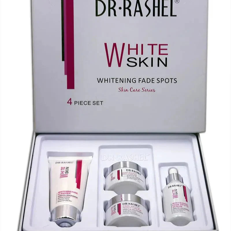 Dr.Rashel Skin Care White Skin Whitening Fade Spot 4 Piece Set With Bag DR.Rashel