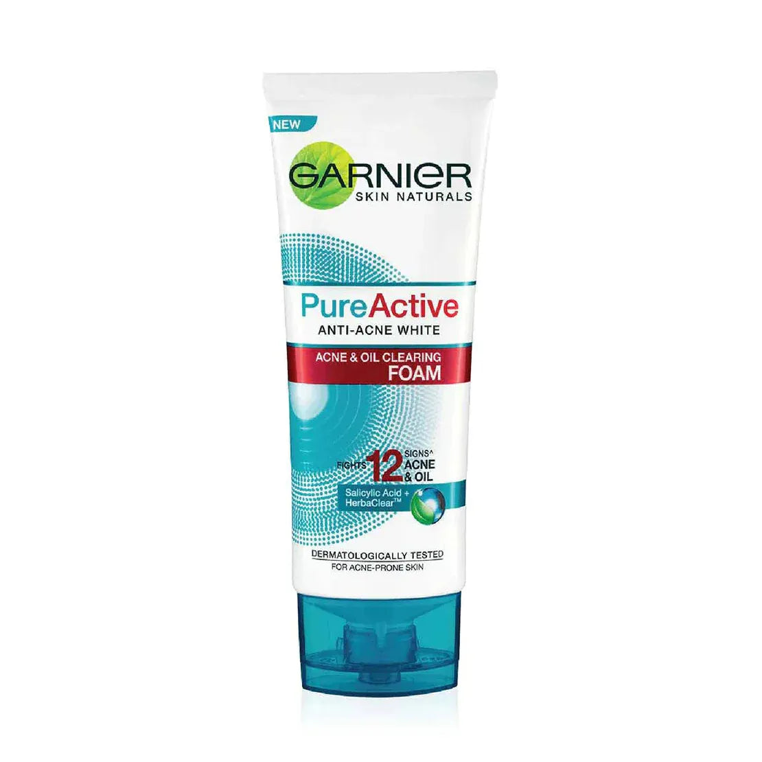 Garnier Pure Active Anti Acne White Oil Clearing Foam Wash - 100ml Garnier