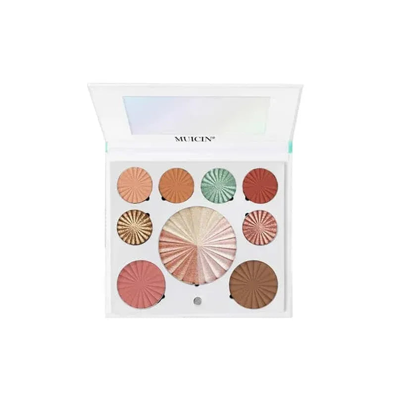 Muicin White Blusher & Eyeshadow Palette Muicin