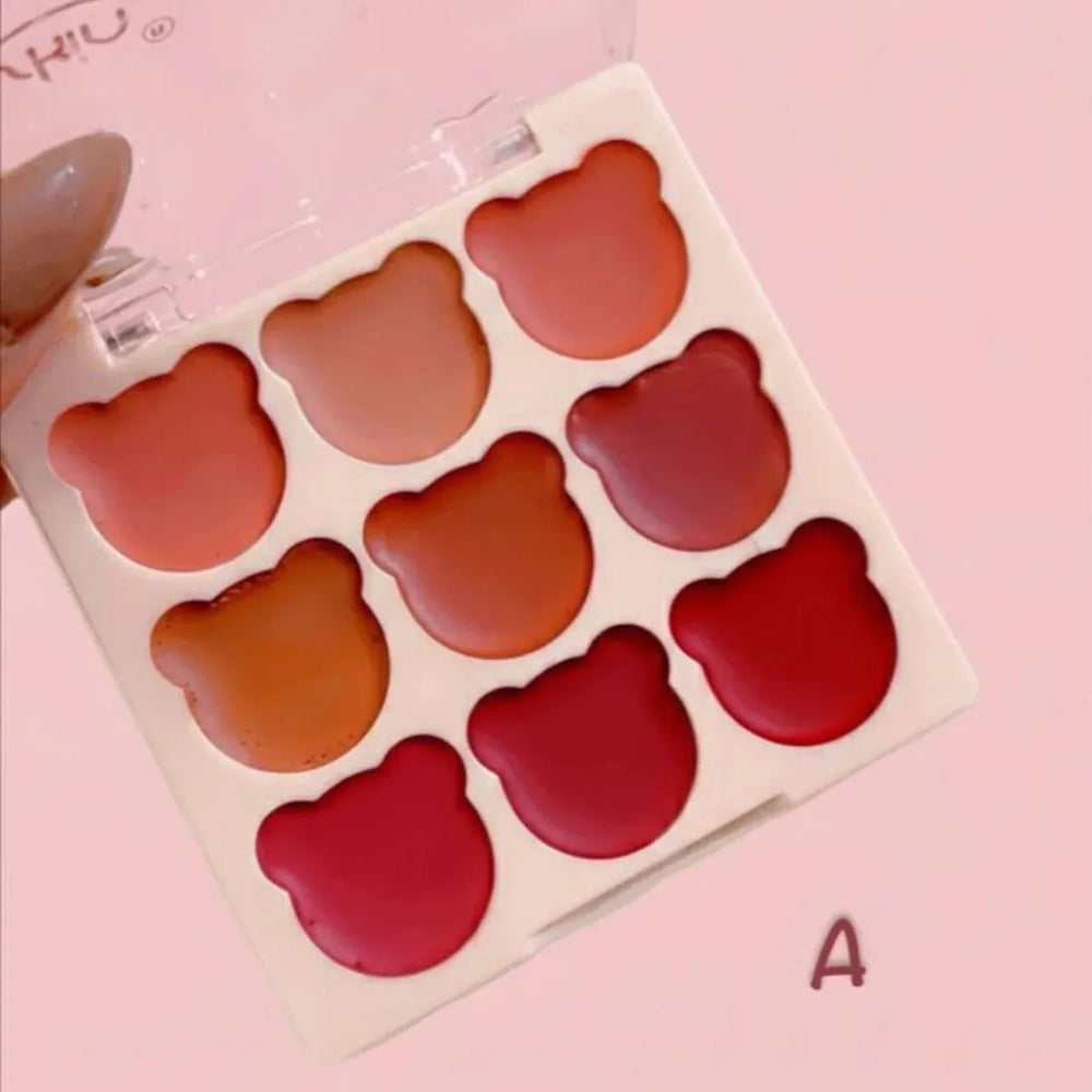 Artskin 9 Color Creamy Lipgloss Palatte Artskin