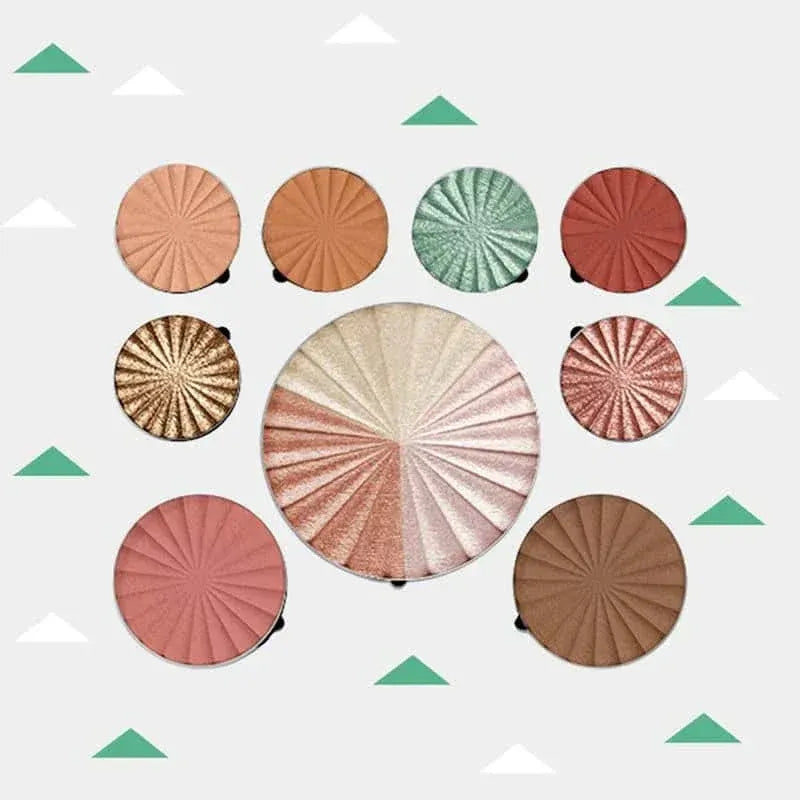 Muicin White Blusher & Eyeshadow Palette Muicin