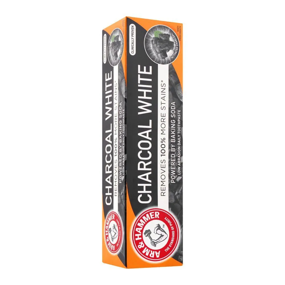 Arm & Hammer Charcoal White Baking Soda Toothpaste - 75ml Arm & Hammer