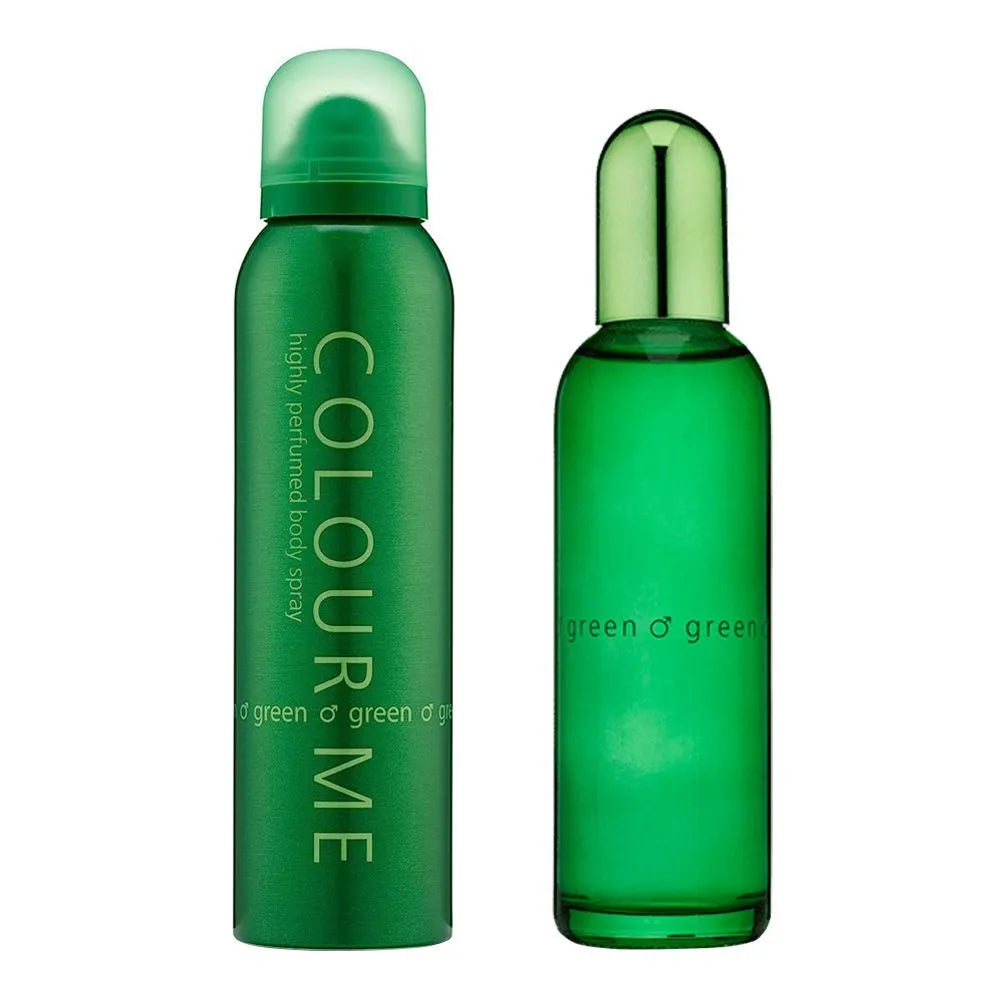 Milton Lloyd Color Me Green Homme Set For Men, Eau De Toilette, 90ml Milton Lloyd