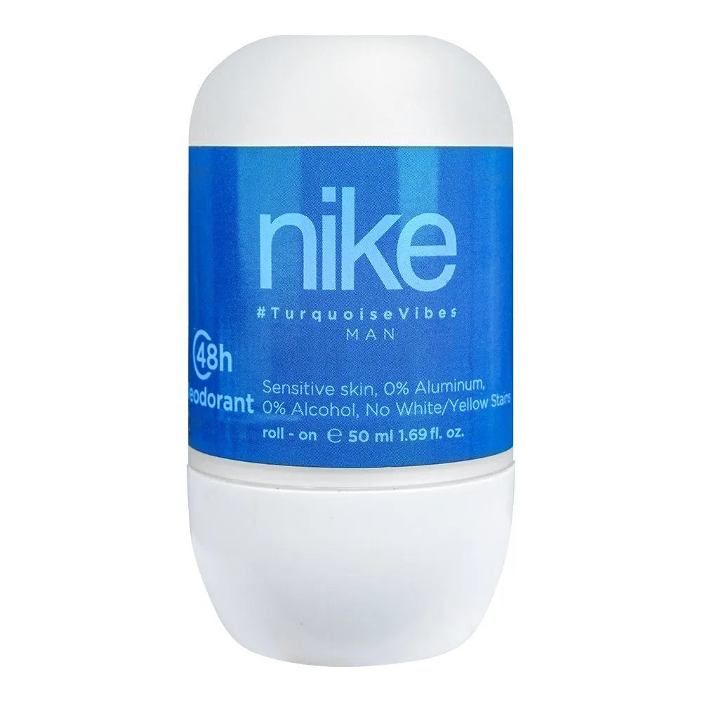 Nike Men Turquoise Vibes Deodorant Roll On - 50ml Nike