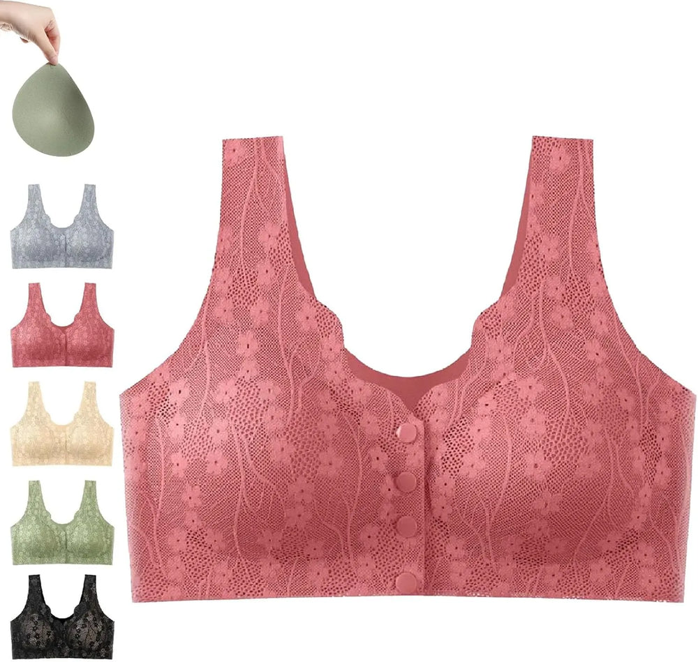 Full Coverage Front Button Bra Cosmia.pk