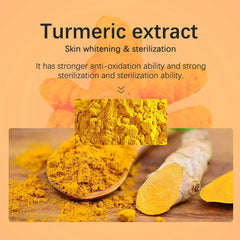 Guanjing Turmeric Plant Extracts Complex brightening Facial Mask Guanjing