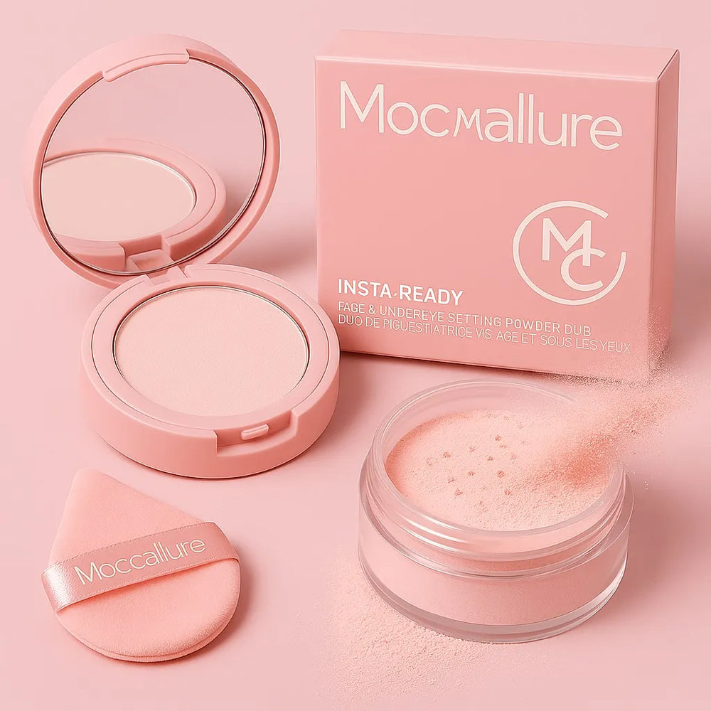 Mocallure 2 in 1 Compact + Loose Powder Mocallure