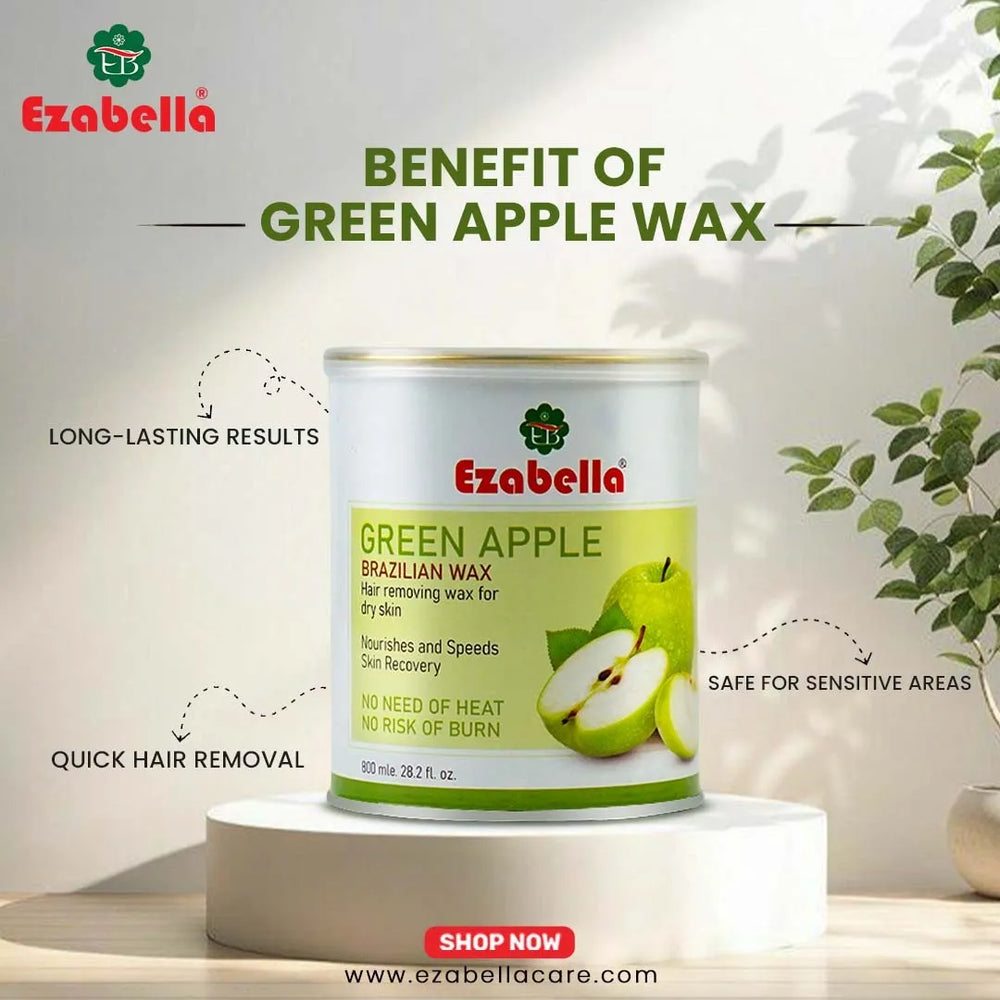 Ezabella Apple Green Liposoluble Hair Removing Wax Ezabella