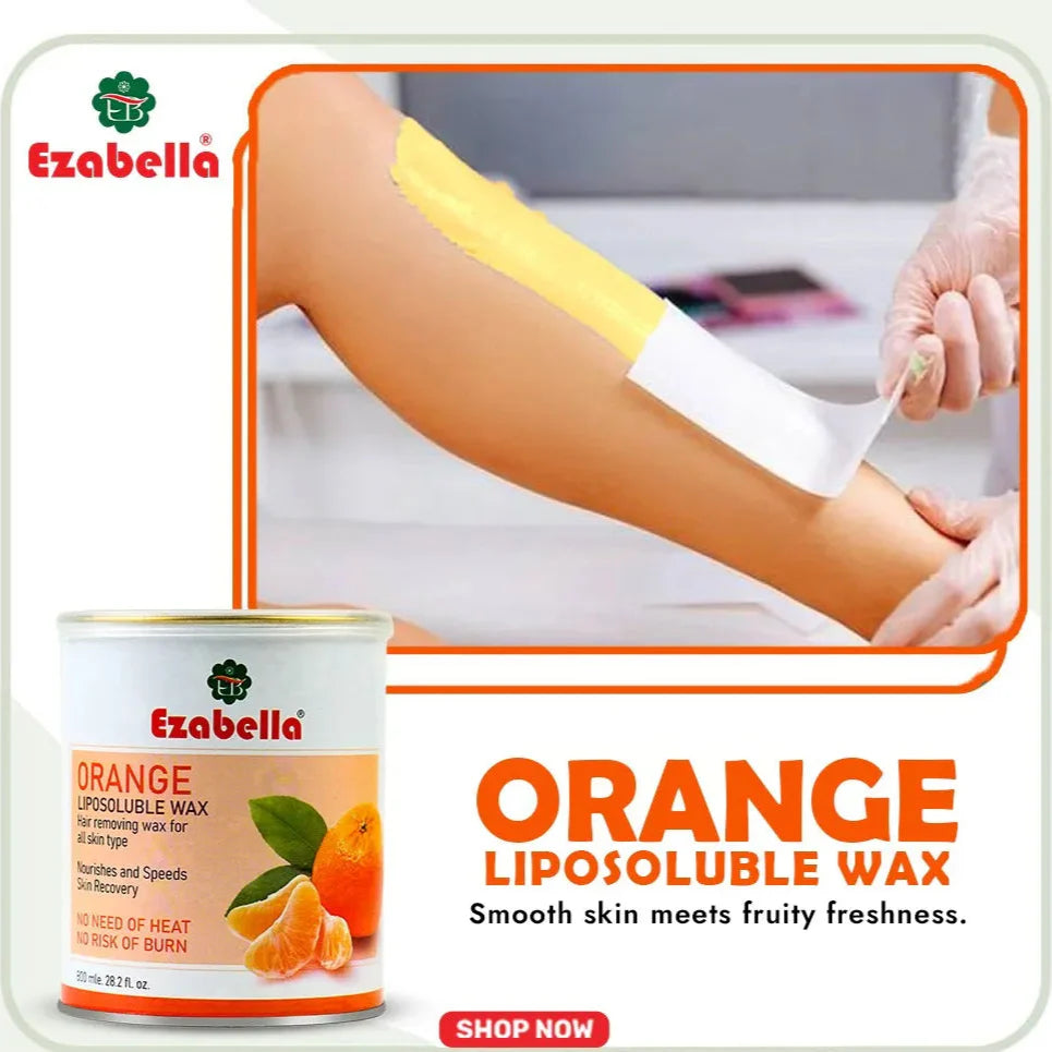 Ezabella Orange Liposoluble Hair Removing Wax Ezabella