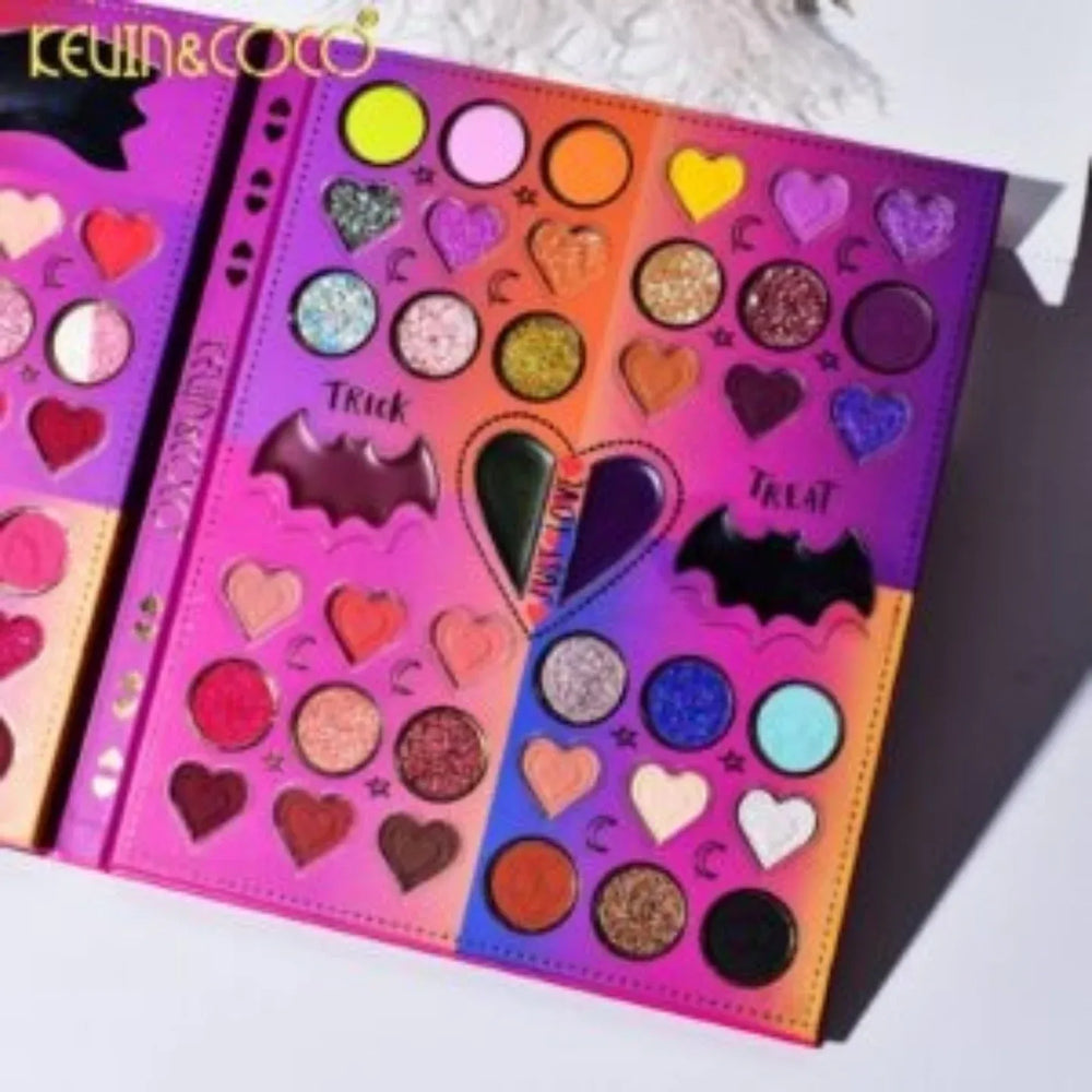 Kevin & Coco Halloween 76 Colors Eyeshadow Palette Kevin & Coco