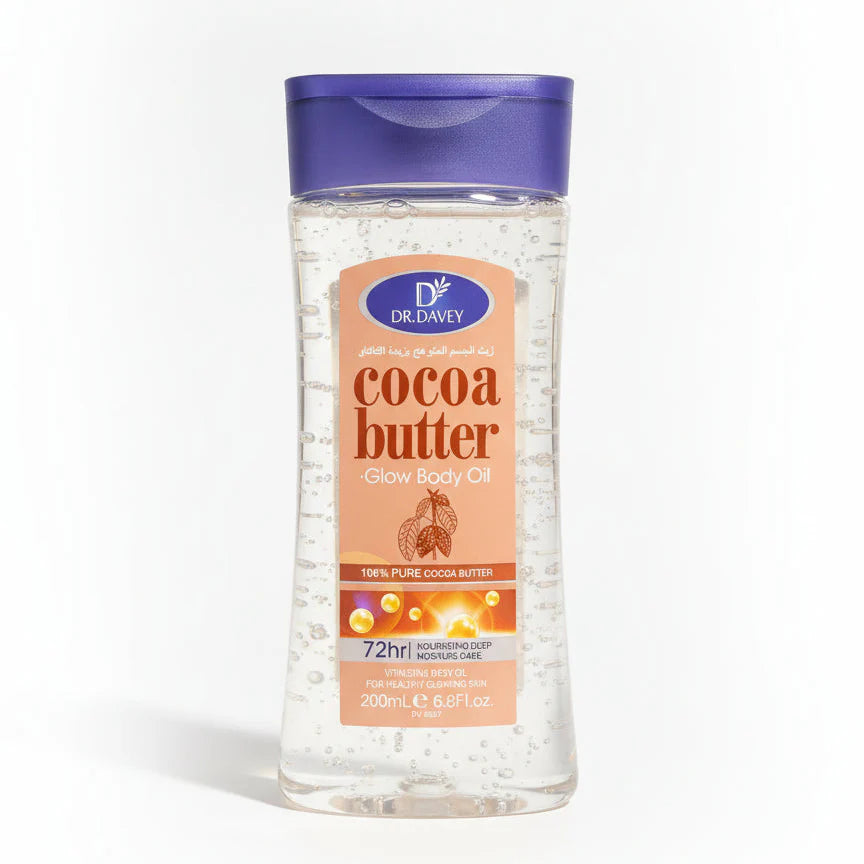 Dr. Davey’s Cocoa Butter Glow Body Oil – 200ml Dr. Davey