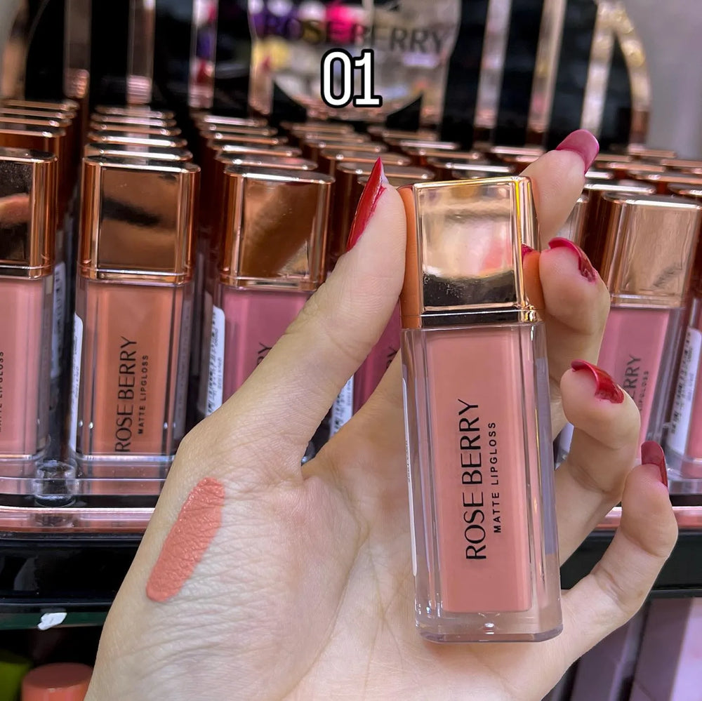 Rose Berry Matte Lip Gloss Rose berry