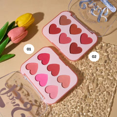 HUDAMOJI Heart Blusher Kit Huda Moji