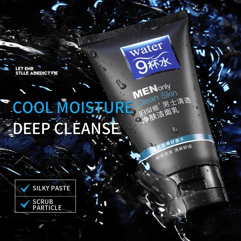 BIOAQUA H2O MENONLY Clean Skin Facial Cleanser - 100gm Bioaqua