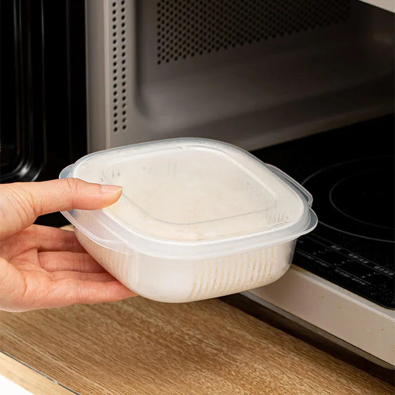Mini Drain Storage Container with Lid – Pack of 4 Cosmia.pk