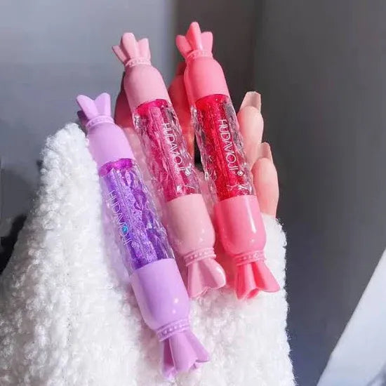 HudaMoji Golden Magic Lip Oil Candy Lip Gloss Hudamoji